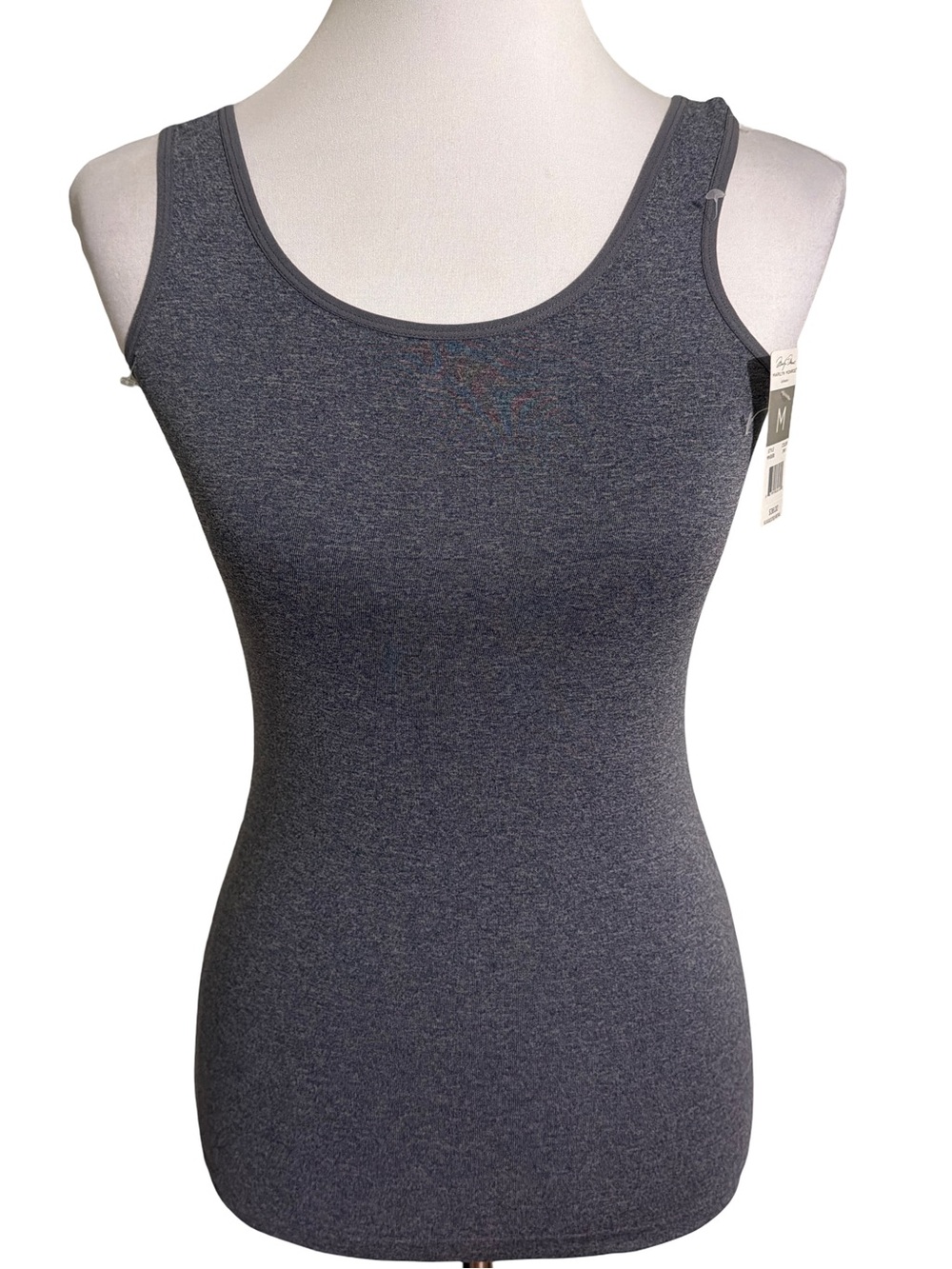 Marilyn Monroe Heathered Gray Scoop Neck Tank Top